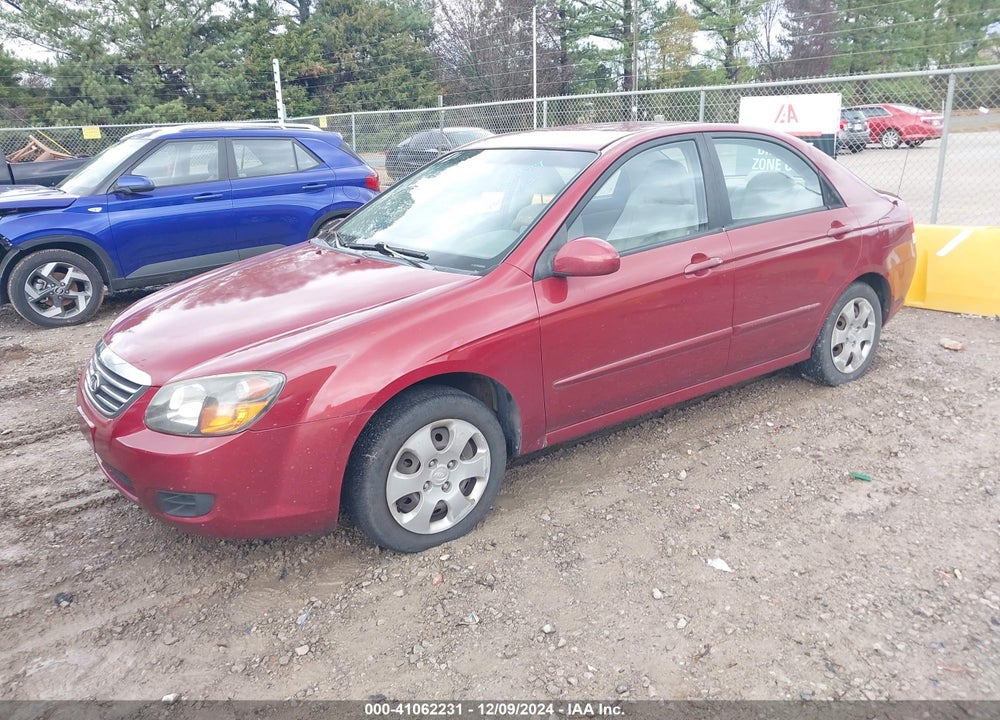 2009 KIA SPECTRA EX VIN: KNAFE221X95648245