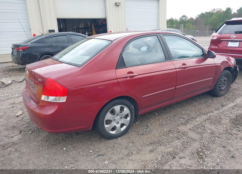 2009 KIA SPECTRA EX VIN: KNAFE221X95648245