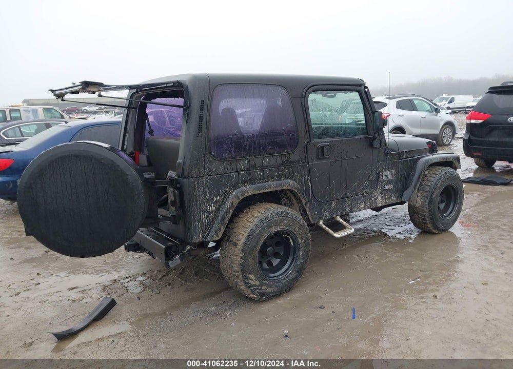 2000 JEEP WRANGLER SE VIN: 1J4FA29P8YP711025