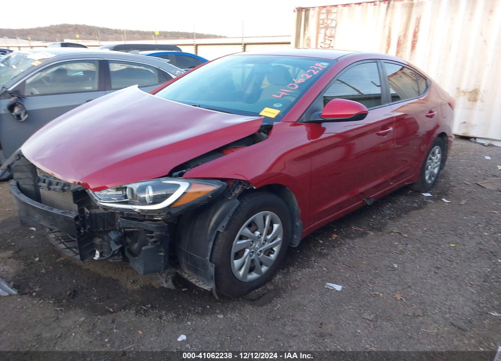 2017 HYUNDAI ELANTRA SE VIN: KMHD74LF4HU394154