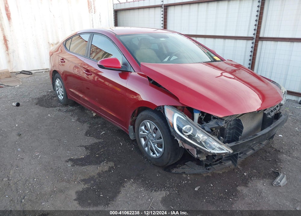 2017 HYUNDAI ELANTRA SE VIN: KMHD74LF4HU394154