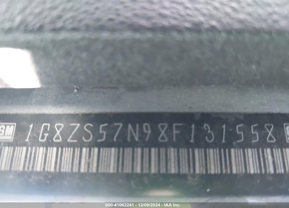 2008 SATURN AURA XE VIN: 1G8ZS57N98F131558