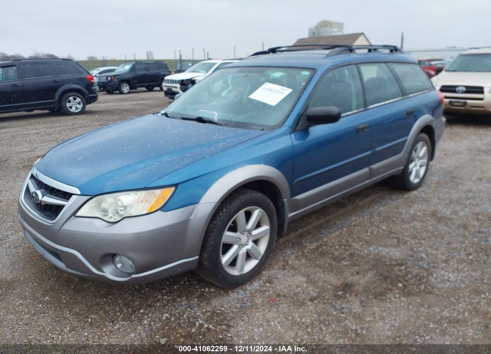 2008 SUBARU OUTBACK 2.5I/2.5I L.L. BEAN EDITION VIN: 4S4BP61C487303135