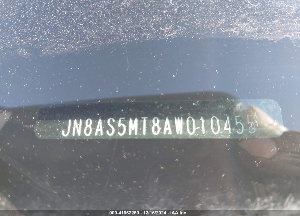 2010 NISSAN ROGUE SL VIN: JN8AS5MT8AW010455