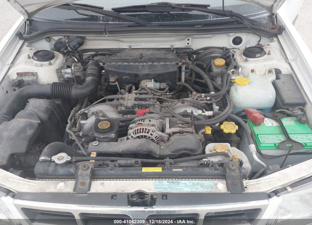 2000 SUBARU FORESTER S VIN: JF1SF6558YG710867