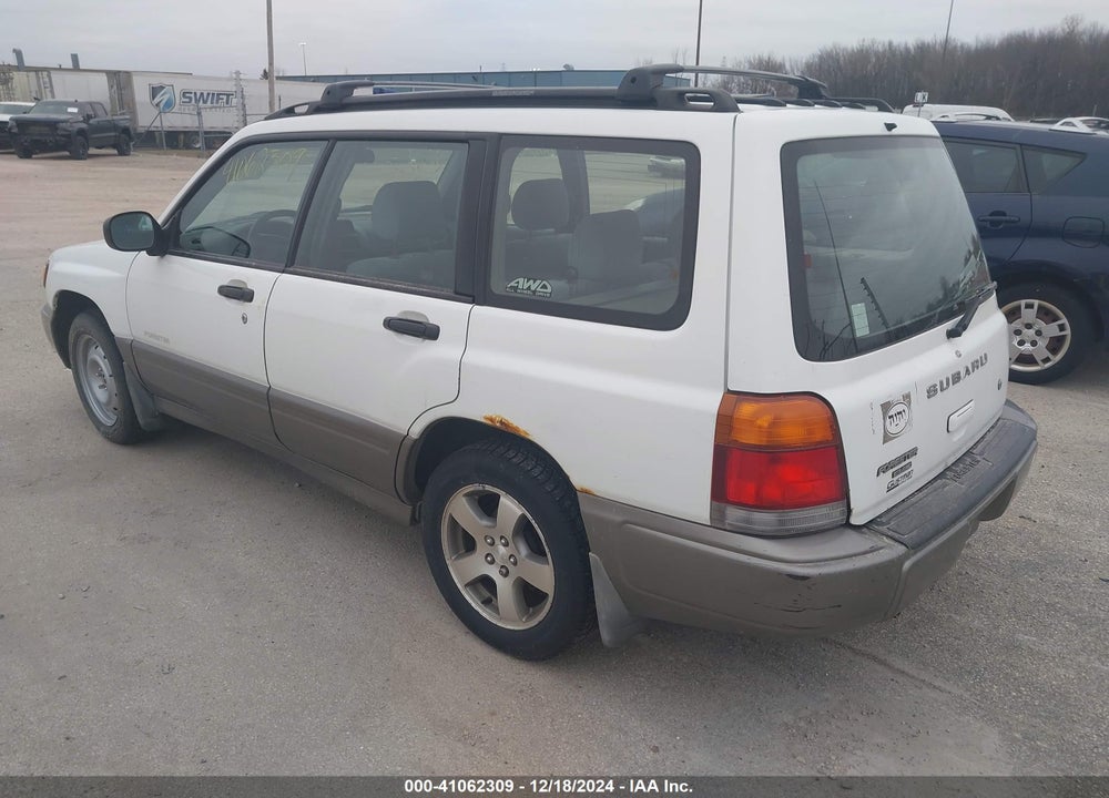 2000 SUBARU FORESTER S VIN: JF1SF6558YG710867