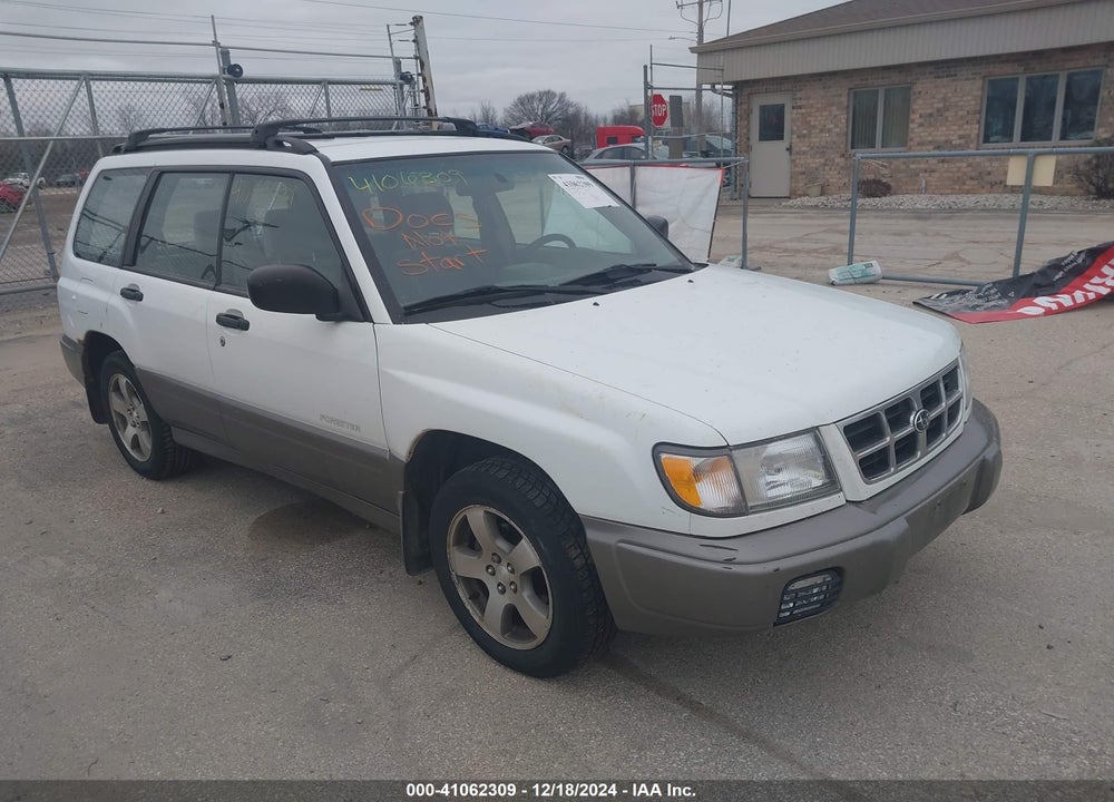 2000 SUBARU FORESTER S VIN: JF1SF6558YG710867