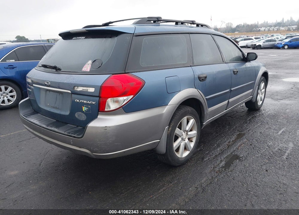 2009 SUBARU OUTBACK 2.5I VIN: 4S4BP61C897344952