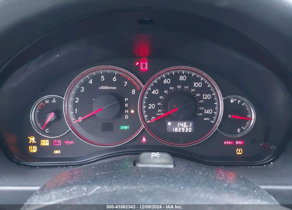 2009 SUBARU OUTBACK 2.5I VIN: 4S4BP61C897344952