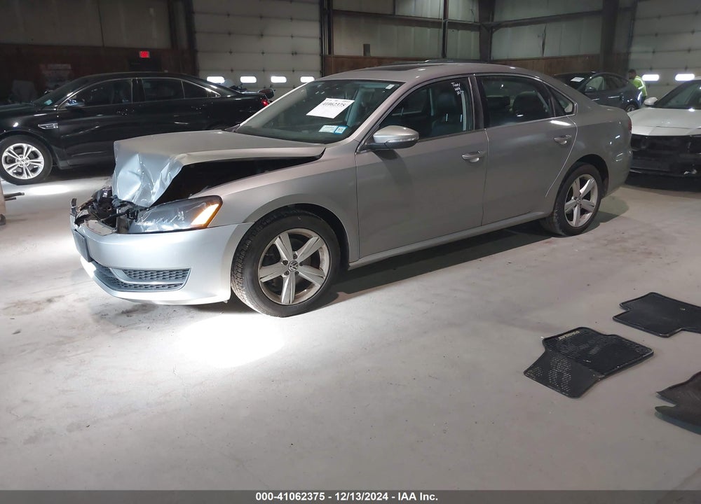 2012 VOLKSWAGEN PASSAT 2.5L SE VIN: 1VWBP7A39CC091582