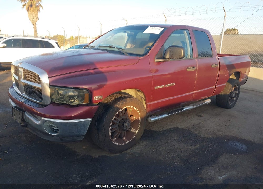 2003 DODGE RAM 2500 VIN: 3D7KA28D63G707036