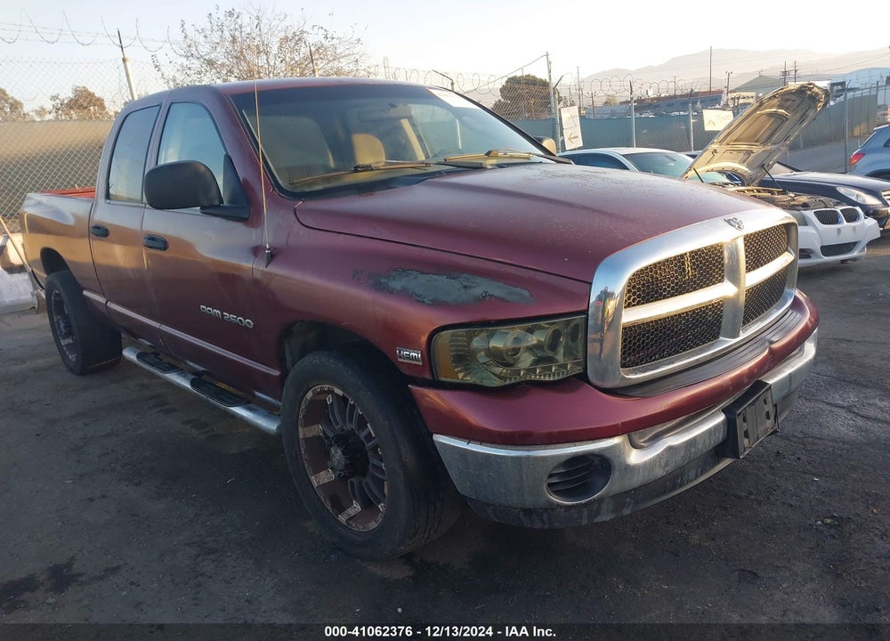 2003 DODGE RAM 2500 VIN: 3D7KA28D63G707036