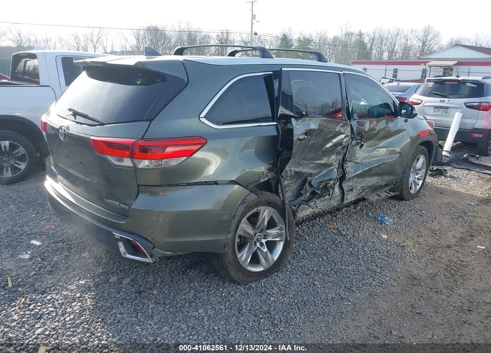 2018 TOYOTA HIGHLANDER LIMITED VIN: 5TDDZRFH6JS824883