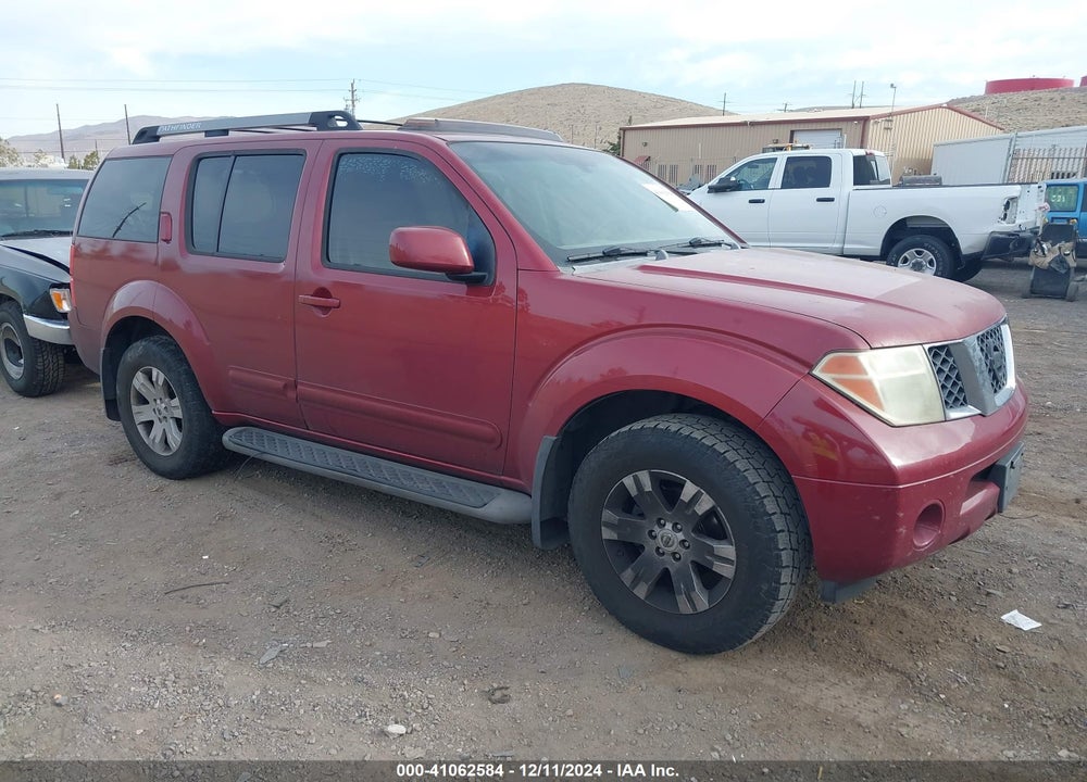 2005 NISSAN PATHFINDER LE VIN: 5N1AR18W45C741021