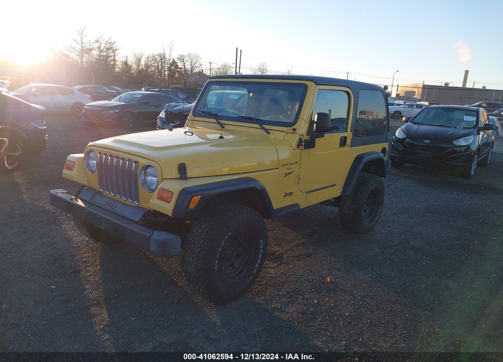 2000 JEEP WRANGLER SPORT VIN: 1J4FA49SXYP770268