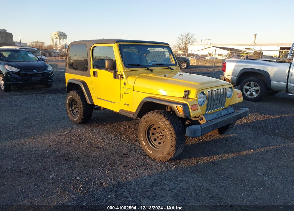 2000 JEEP WRANGLER SPORT VIN: 1J4FA49SXYP770268