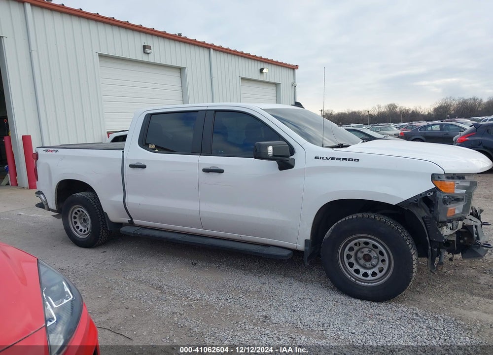 2023 CHEVROLET SILVERADO 1500 4WD SHORT BED WT VIN: 3GCPDAEK8PG101733