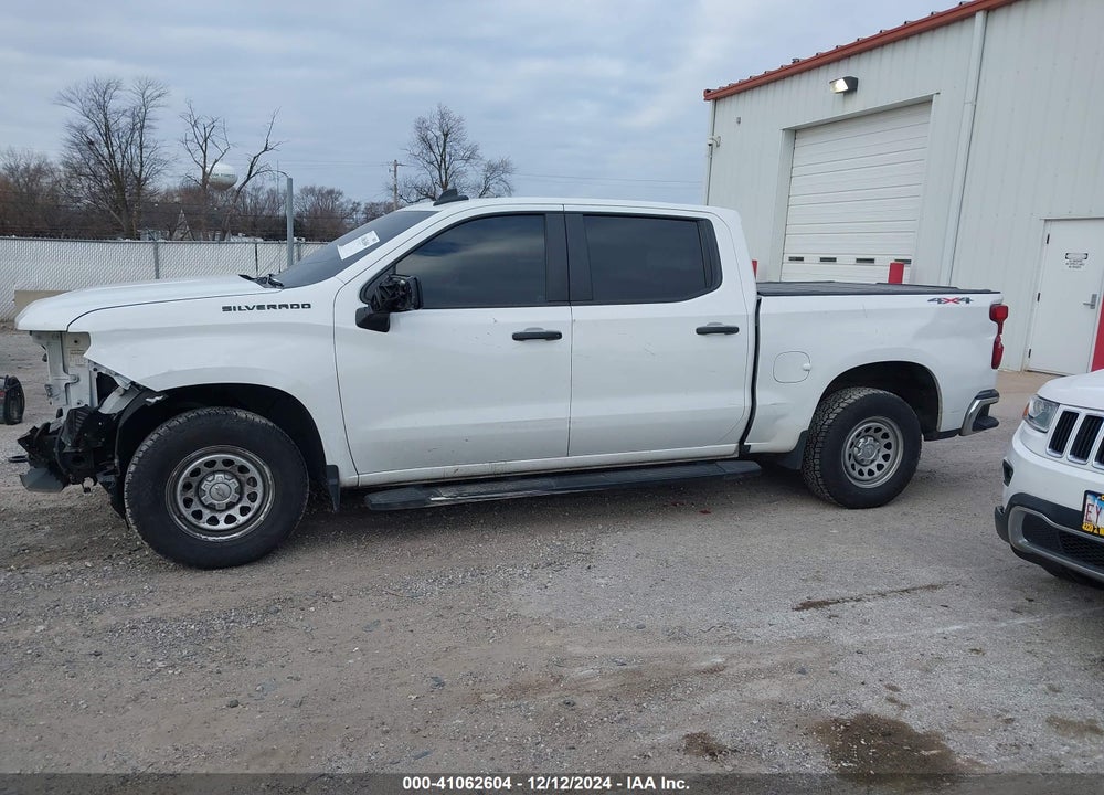 2023 CHEVROLET SILVERADO 1500 4WD SHORT BED WT VIN: 3GCPDAEK8PG101733