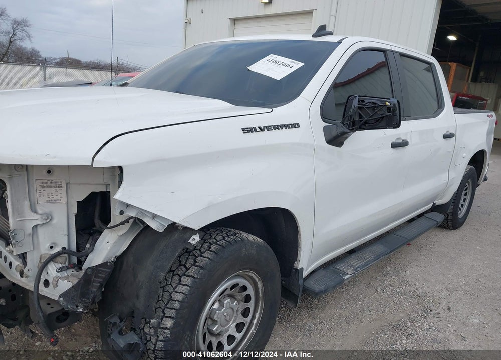 2023 CHEVROLET SILVERADO 1500 4WD SHORT BED WT VIN: 3GCPDAEK8PG101733