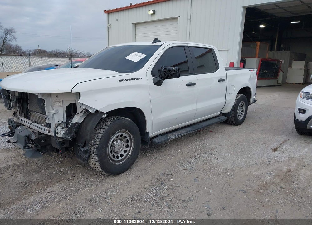 2023 CHEVROLET SILVERADO 1500 4WD SHORT BED WT VIN: 3GCPDAEK8PG101733