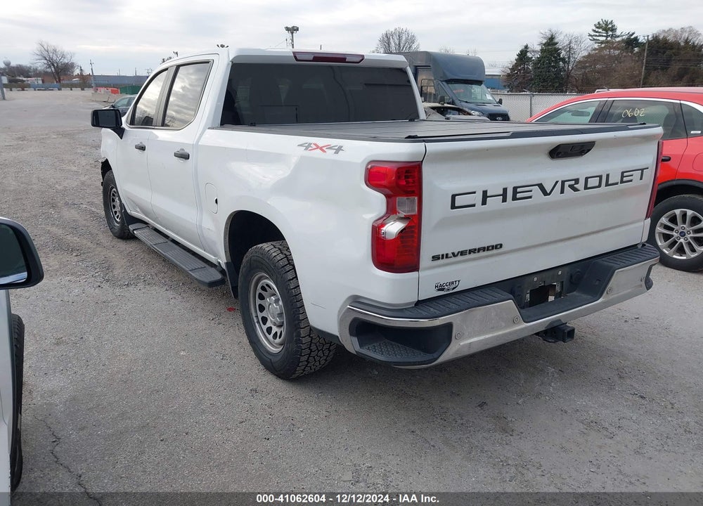 2023 CHEVROLET SILVERADO 1500 4WD SHORT BED WT VIN: 3GCPDAEK8PG101733