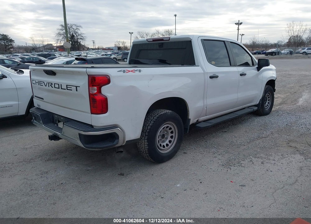 2023 CHEVROLET SILVERADO 1500 4WD SHORT BED WT VIN: 3GCPDAEK8PG101733
