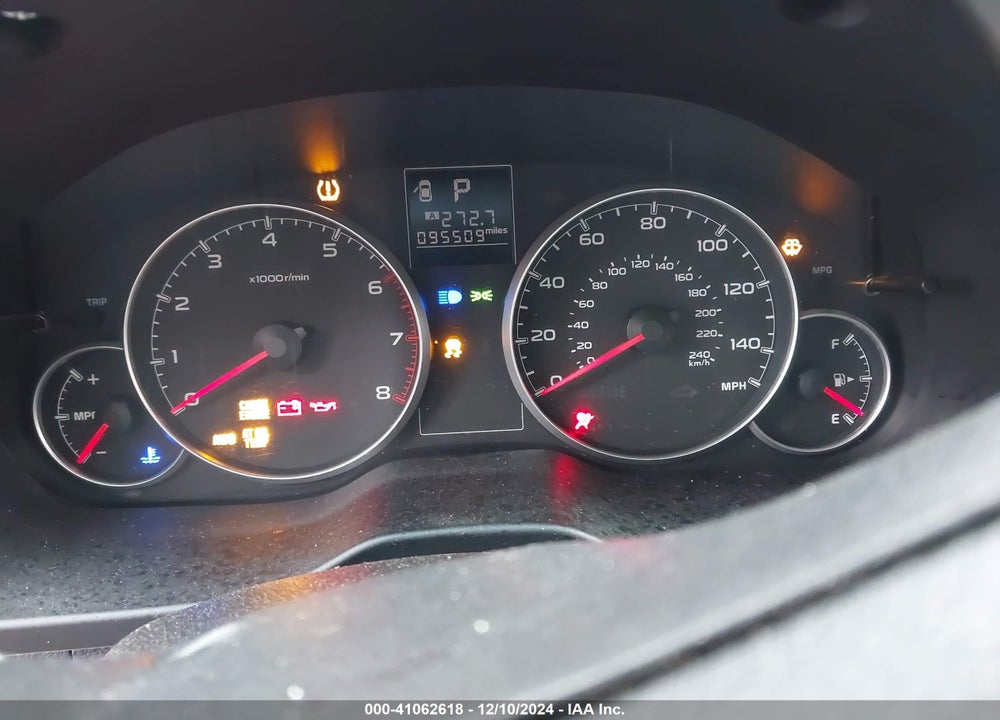 2013 SUBARU OUTBACK 2.5I PREMIUM VIN: 4S4BRBCCXD3244836