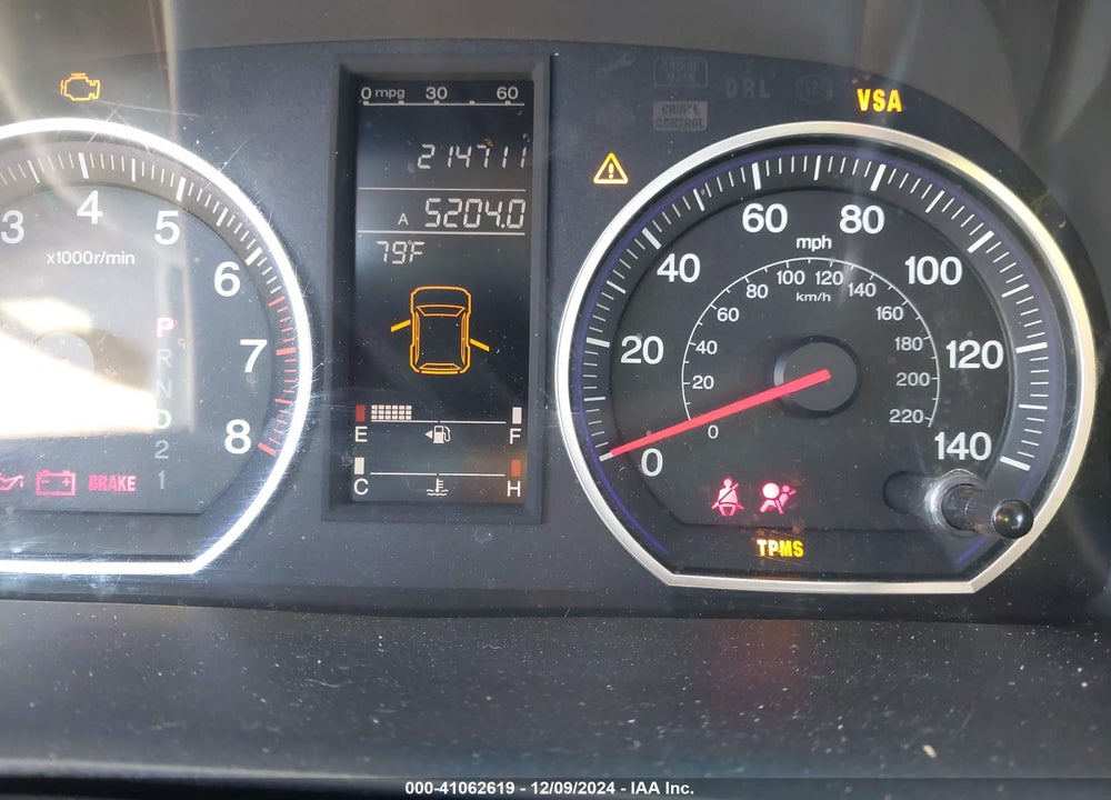 2009 HONDA CR-V EX VIN: JHLRE38519C012330