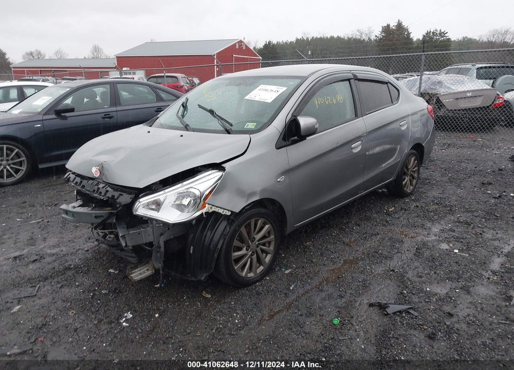 2017 MITSUBISHI MIRAGE G4 SE VIN: ML32F4FJ6HHF11584