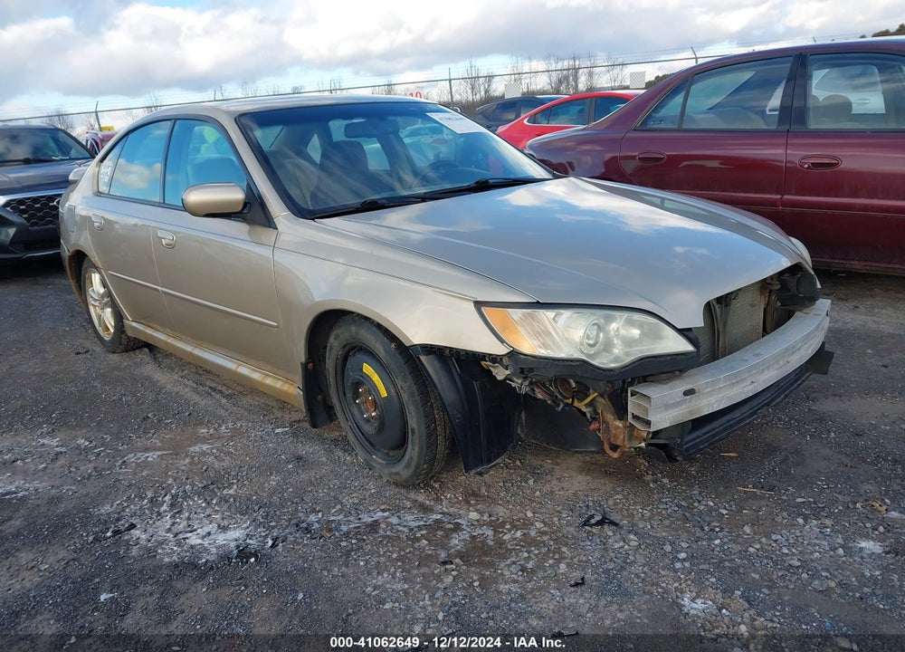2008 SUBARU LEGACY 2.5I VIN: 4S3BL616387225568