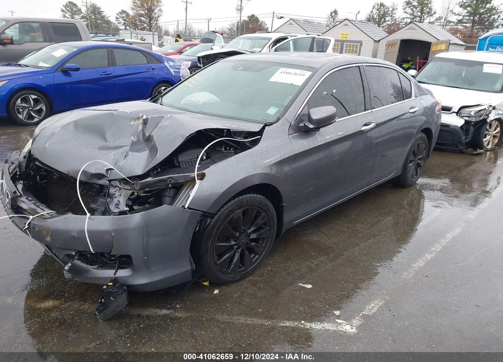 2014 HONDA ACCORD EX-L V-6 VIN: 1HGCR3F85EA029322