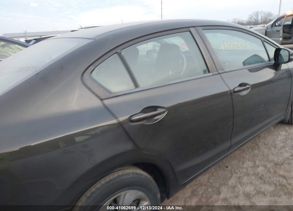 2013 HONDA CIVIC LX VIN: 19XFB2F54DE068141