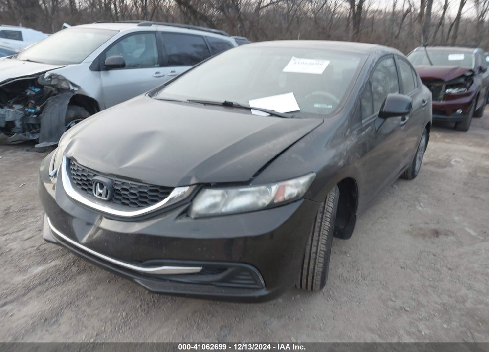 2013 HONDA CIVIC LX VIN: 19XFB2F54DE068141