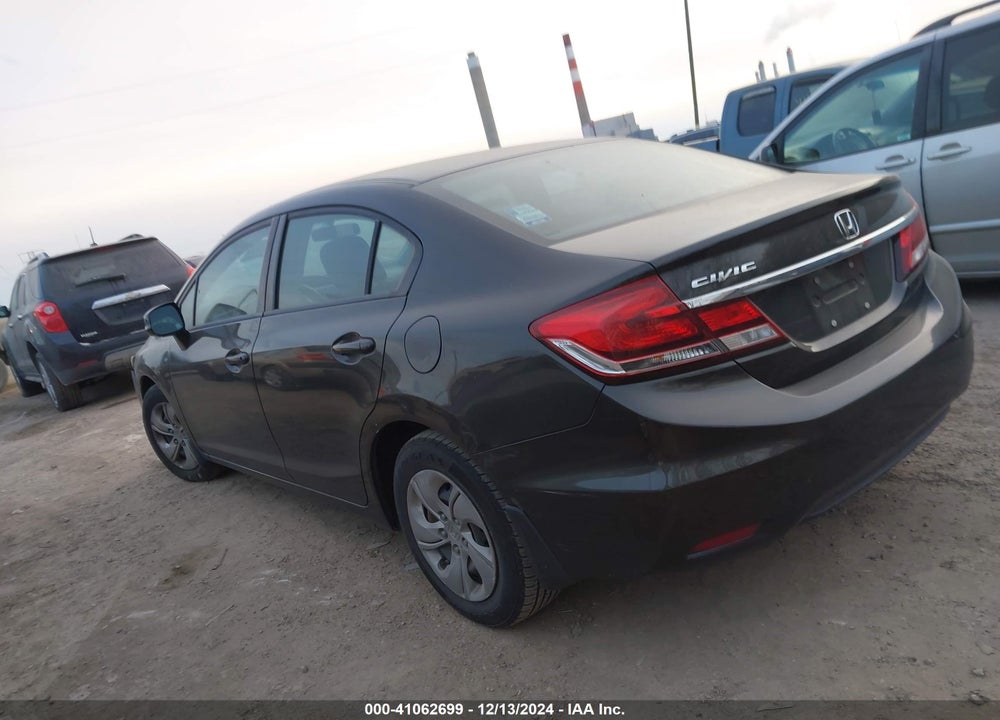 2013 HONDA CIVIC LX VIN: 19XFB2F54DE068141