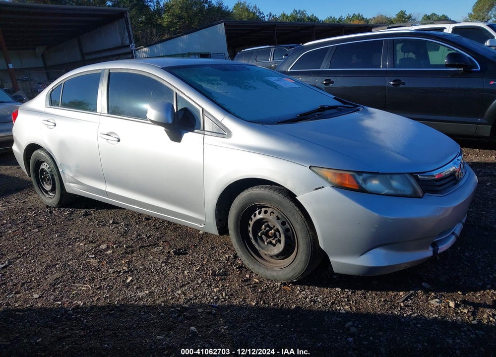 2012 HONDA CIVIC LX VIN: 19XFB2F55CE062282