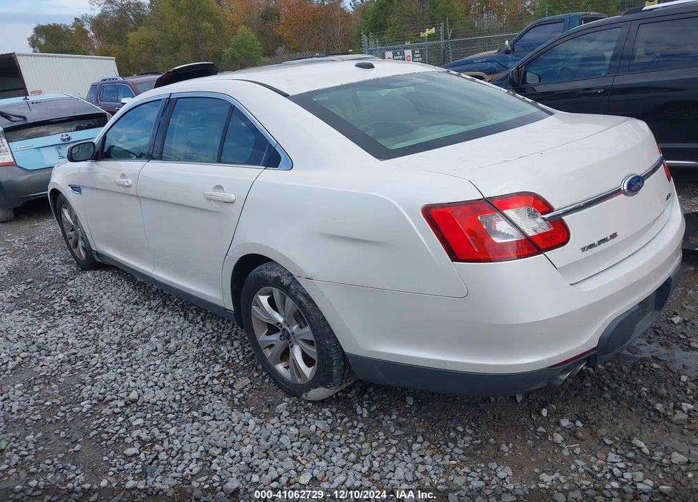 2012 FORD TAURUS SEL VIN: 1FAHP2EWXCG122311