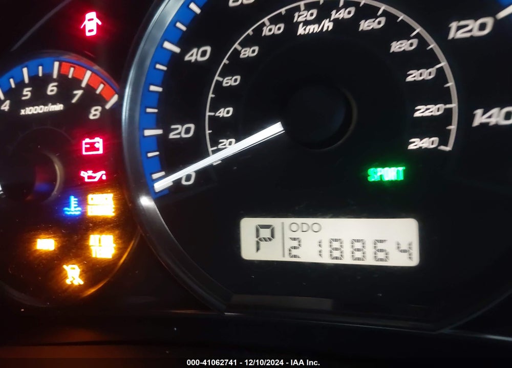 2010 SUBARU FORESTER 2.5X VIN: JF2SH6BC5AH917046