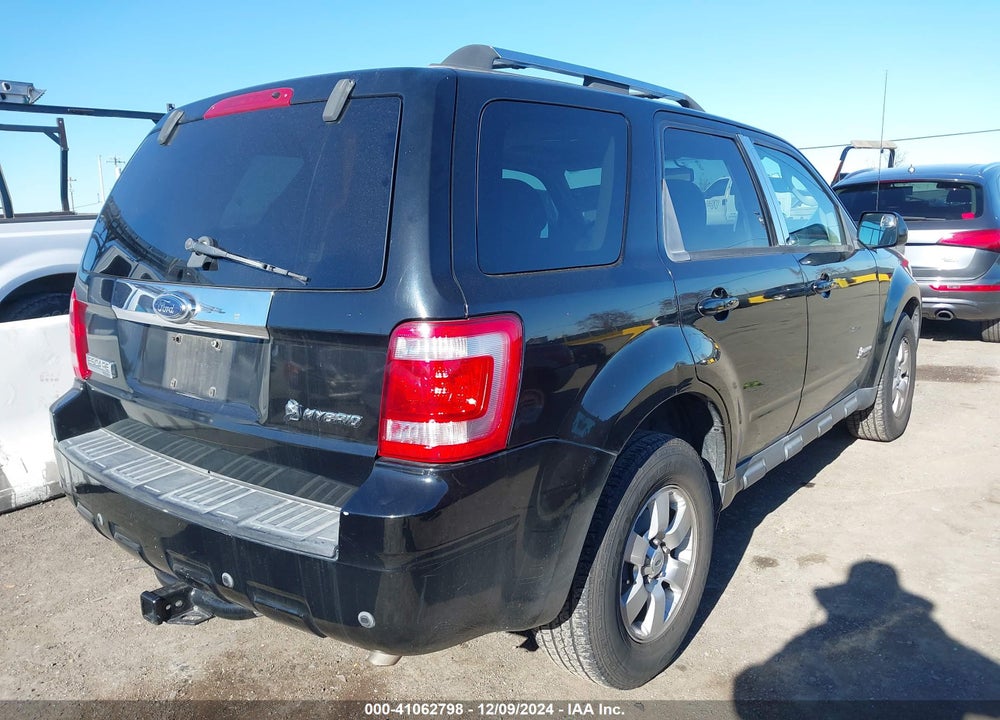 2009 FORD ESCAPE HYBRID LIMITED VIN: 1FMCU49399KA25093