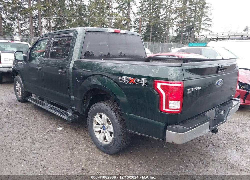 2016 FORD F-150 XLT VIN: 1FTEW1E84GKD68219
