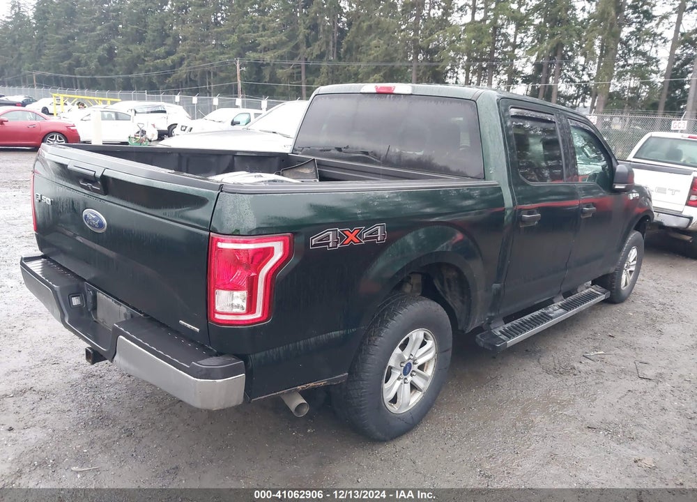 2016 FORD F-150 XLT VIN: 1FTEW1E84GKD68219