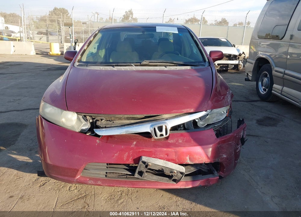 2006 HONDA CIVIC LX VIN: 1HGFA16516L061009