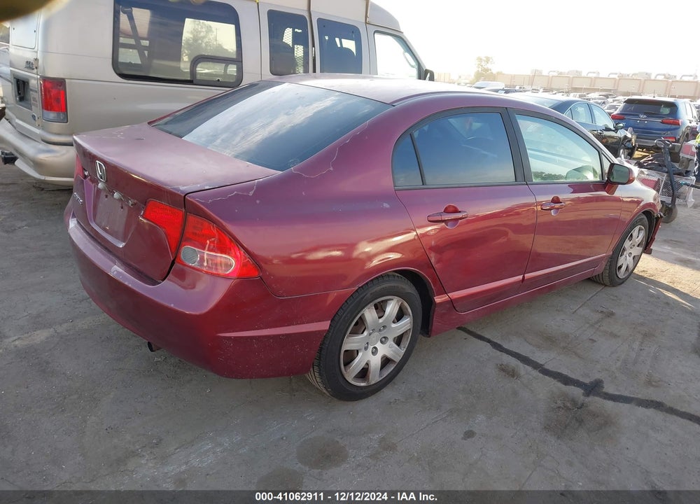2006 HONDA CIVIC LX VIN: 1HGFA16516L061009