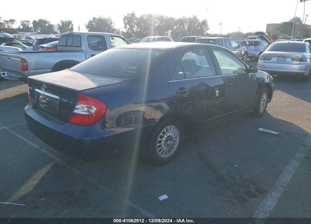 2004 TOYOTA CAMRY LE VIN: JTDBE32K440268873