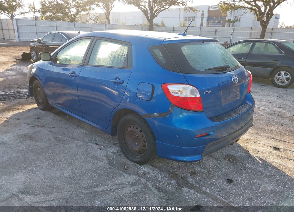 2009 TOYOTA MATRIX S VIN: 2T1KE40E39C025264