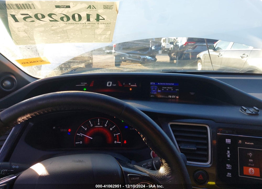 2015 HONDA CIVIC SI VIN: 2HGFB6E53FH700516