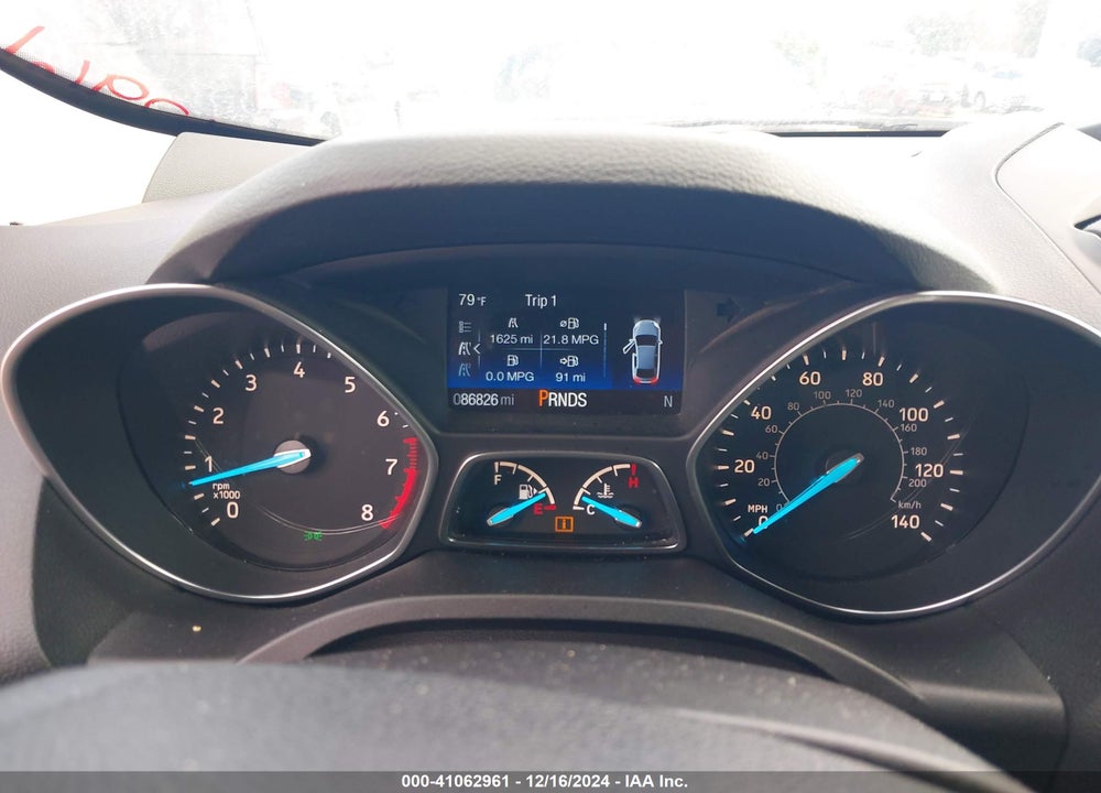 2019 FORD ESCAPE S VIN: 1FMCU0F75KUB57102