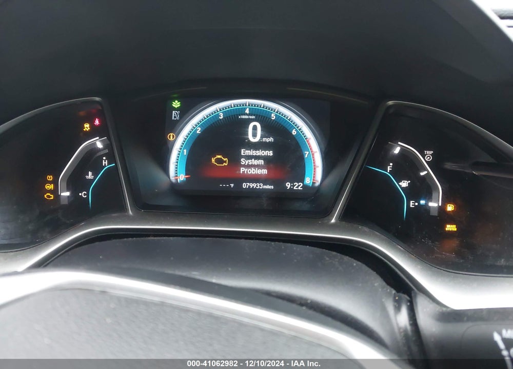 2017 HONDA CIVIC VIN: 19XFC1F75HE209765