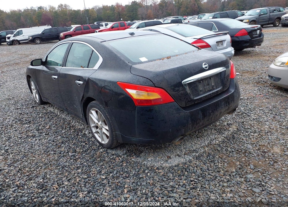 2009 NISSAN MAXIMA 3.5 SV VIN: 1N4AA51E99C849103