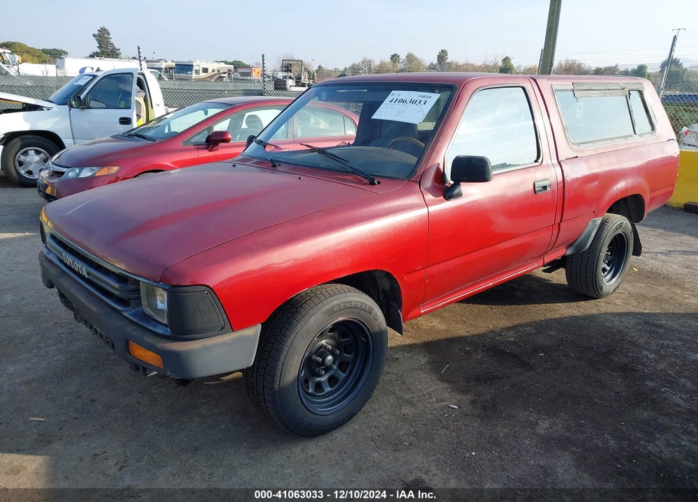 1991 TOYOTA PICKUP 1/2 TON SHORT WHEELBASE VIN: JT4RN81A1M0060082