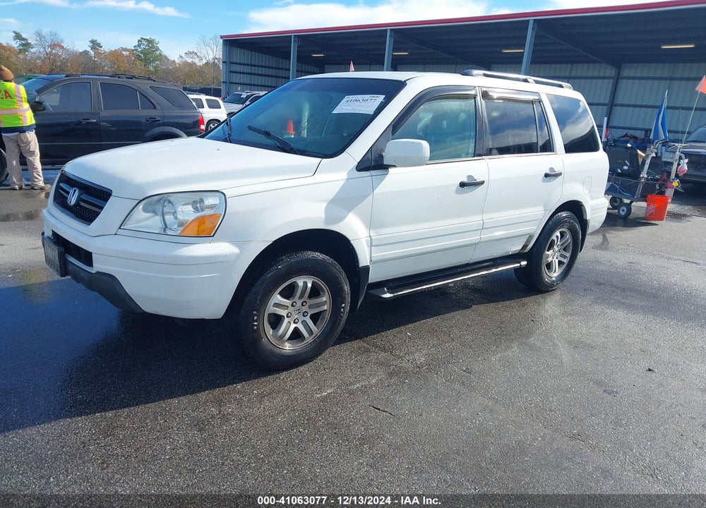 2004 HONDA PILOT EX-L VIN: 2HKYF18574H505713